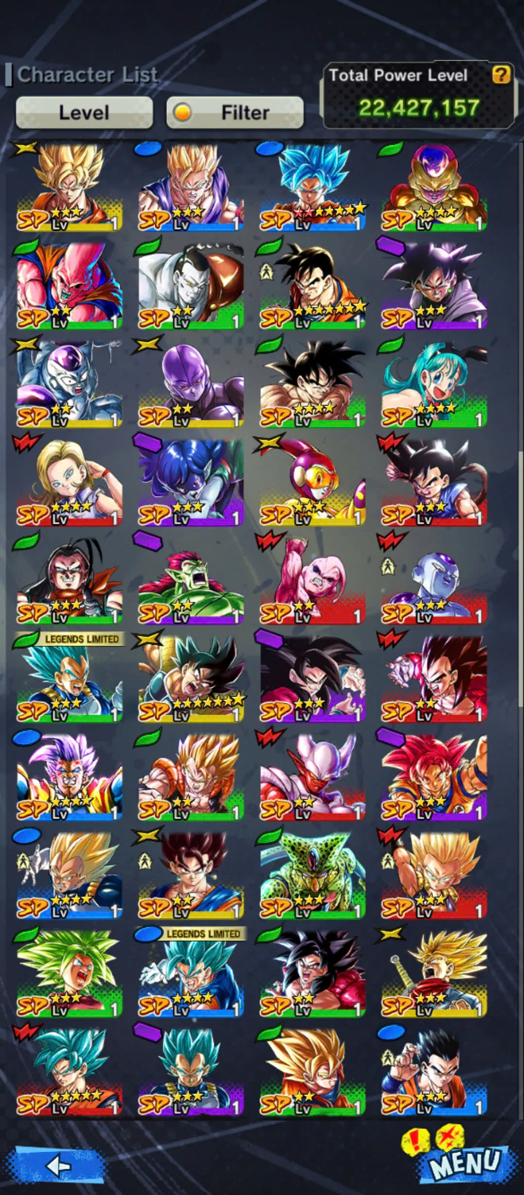 D175-IOS+Android-UL Beast Gohan Red Star+12 Legends+New Vegito+Goku Black+Goku and Bardock+SS4 Gogeta+Piccolo