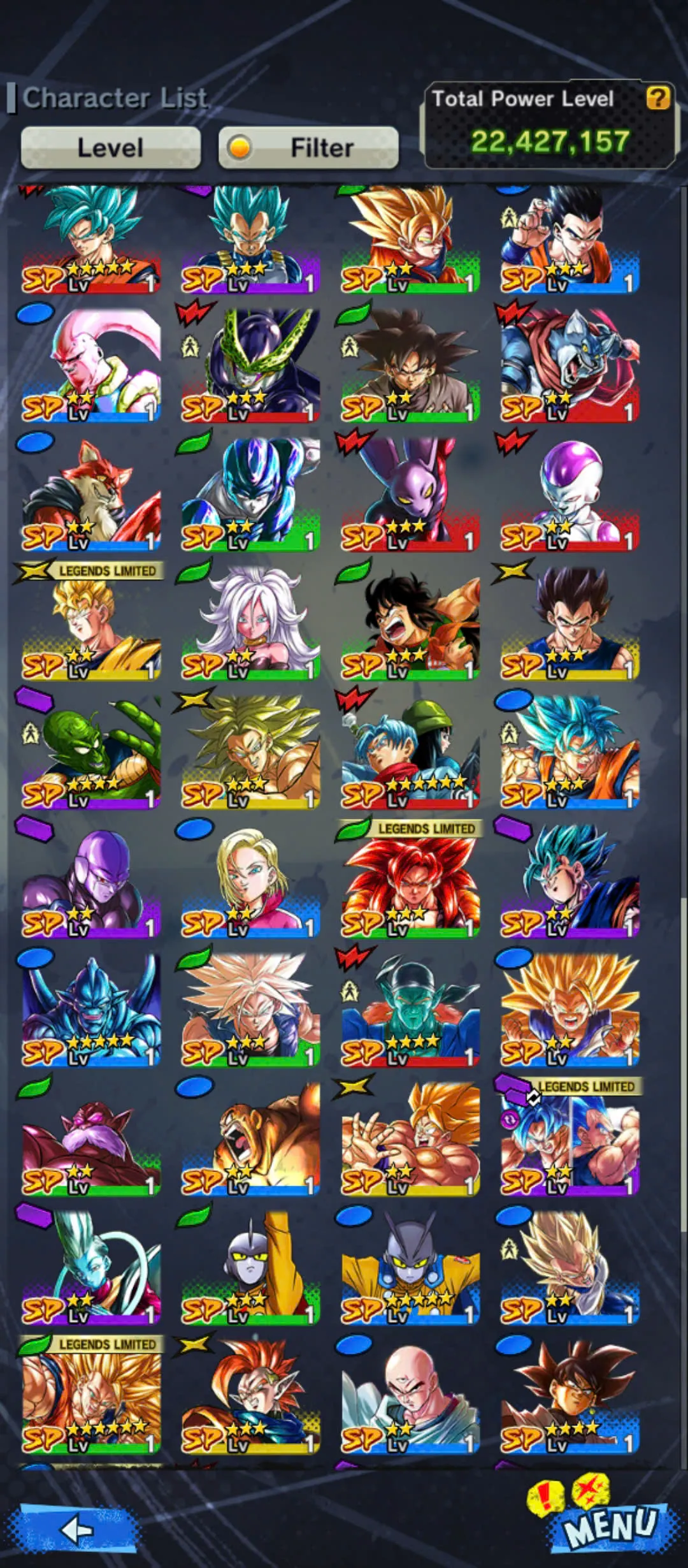 D175-IOS+Android-UL Beast Gohan Red Star+12 Legends+New Vegito+Goku Black+Goku and Bardock+SS4 Gogeta+Piccolo