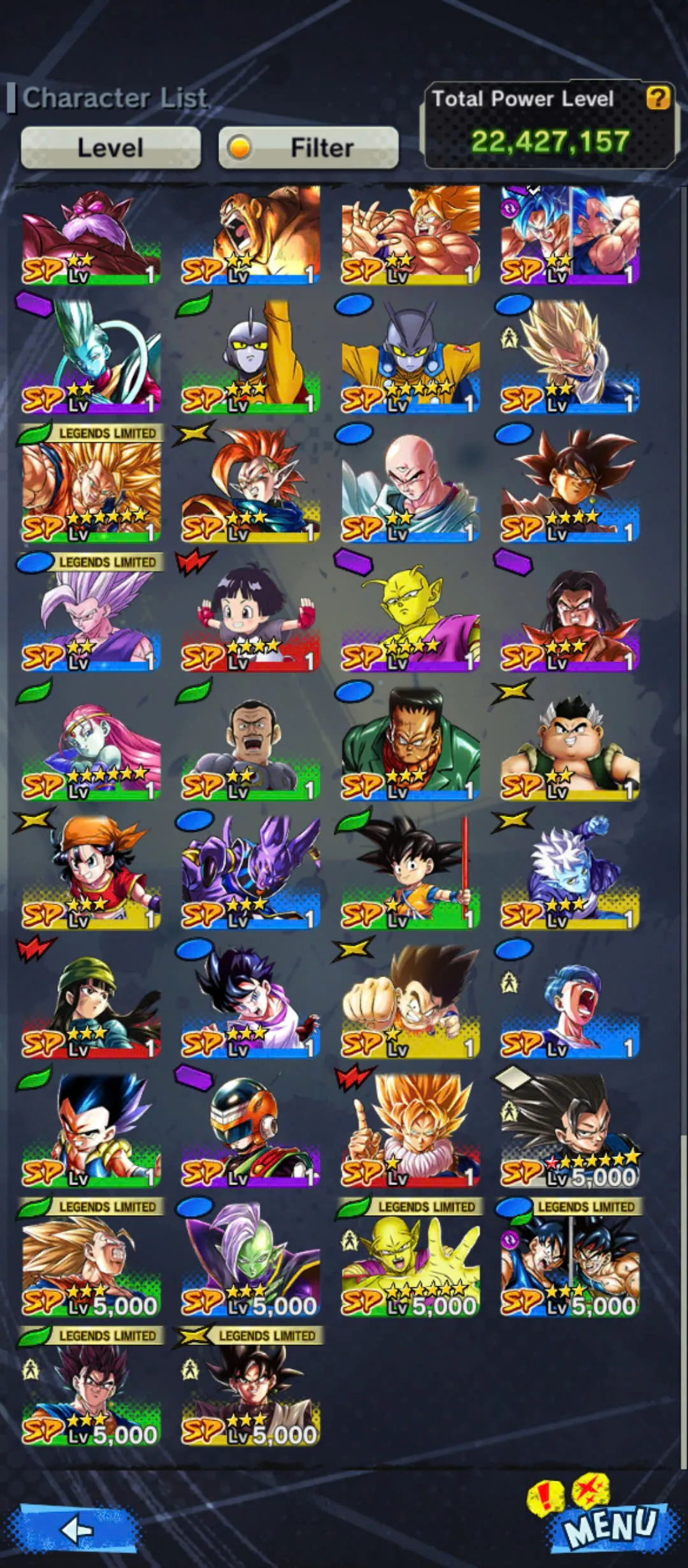 D175-IOS+Android-UL Beast Gohan Red Star+12 Legends+New Vegito+Goku Black+Goku and Bardock+SS4 Gogeta+Piccolo
