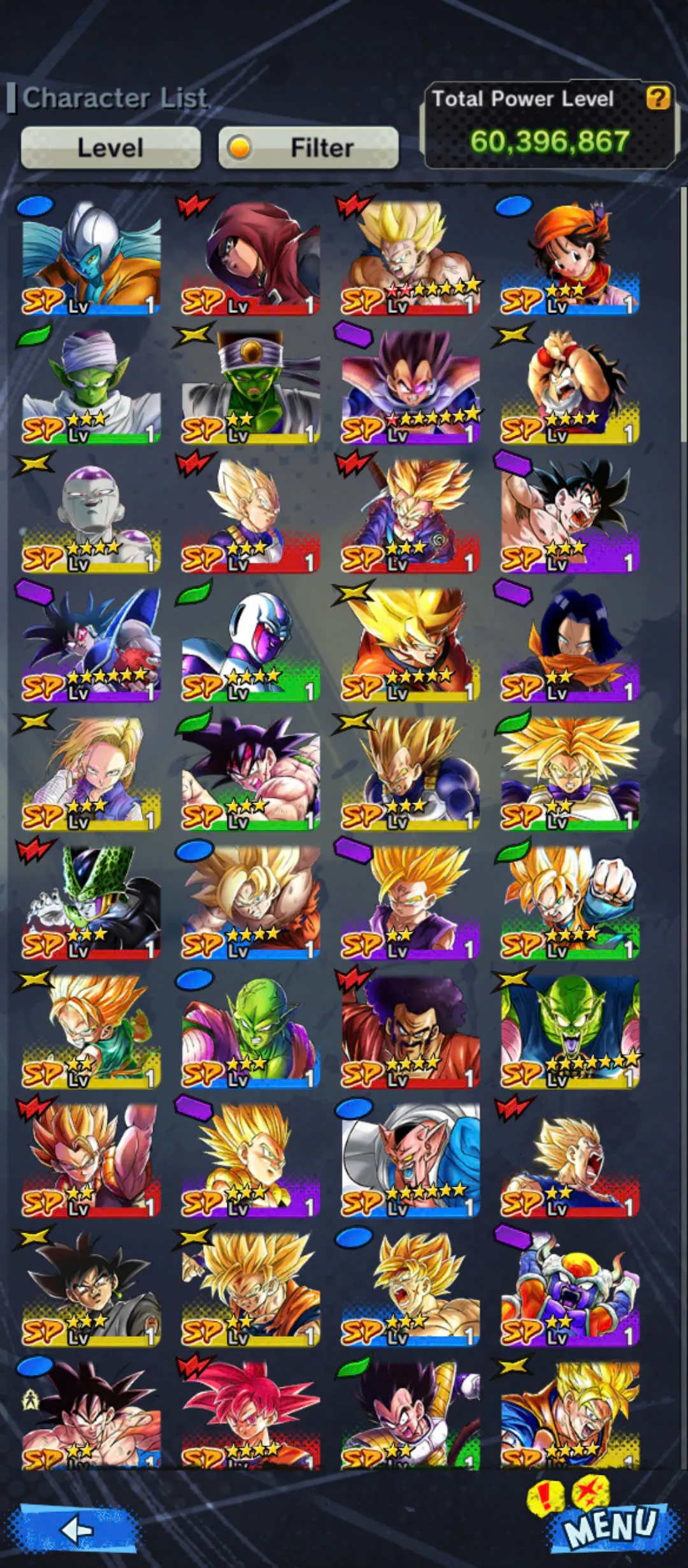 D171-IOS+Android-UL Beast Gohan Full Red Star+12 Legends+Have Equipment+Piccolo Red Star+Pikkon+Android 17 18+SS3 Goku+Goku Uis