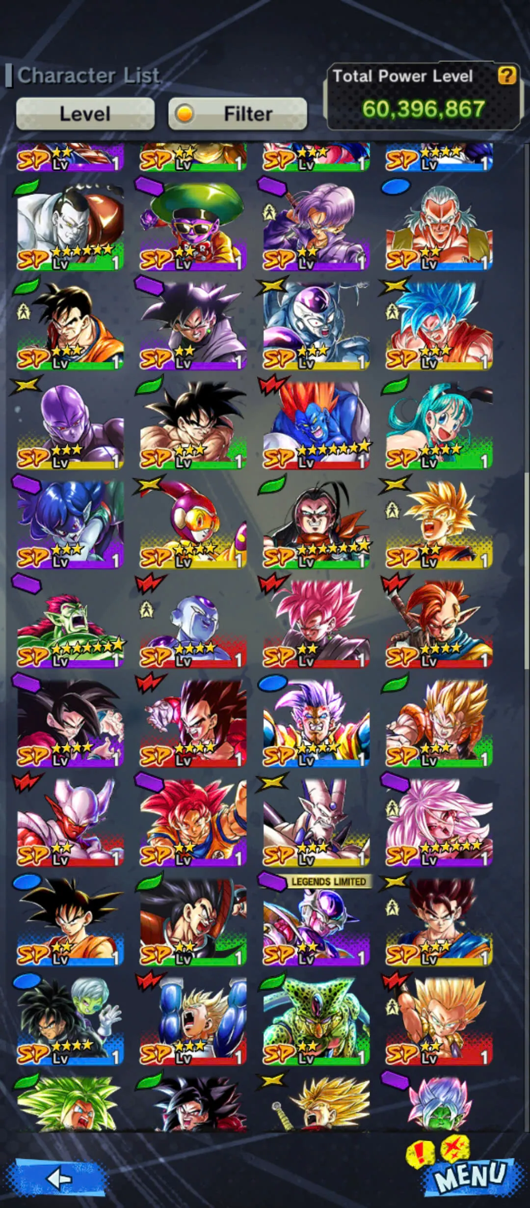 D171-IOS+Android-UL Beast Gohan Full Red Star+12 Legends+Have Equipment+Piccolo Red Star+Pikkon+Android 17 18+SS3 Goku+Goku Uis