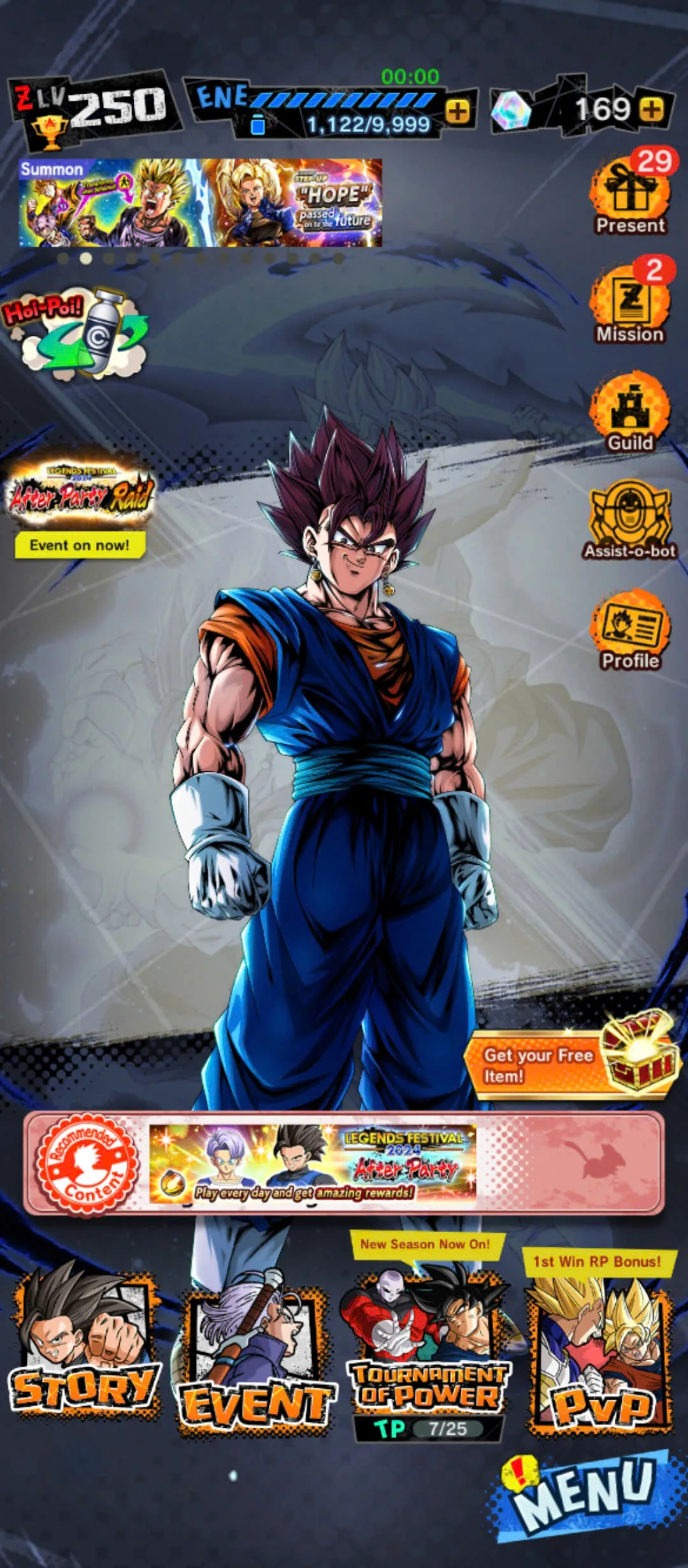 D205-IOS+Android-539 Millions Power+38 Legends+Vip Equipment+Nice Team PVP+Good Zenkai+New Vegito Red Star+Goku Black+SS2 Goku+Ultimate Gohan+God Goku+Fusion Goku and Vegeta+Vegeta and Goku