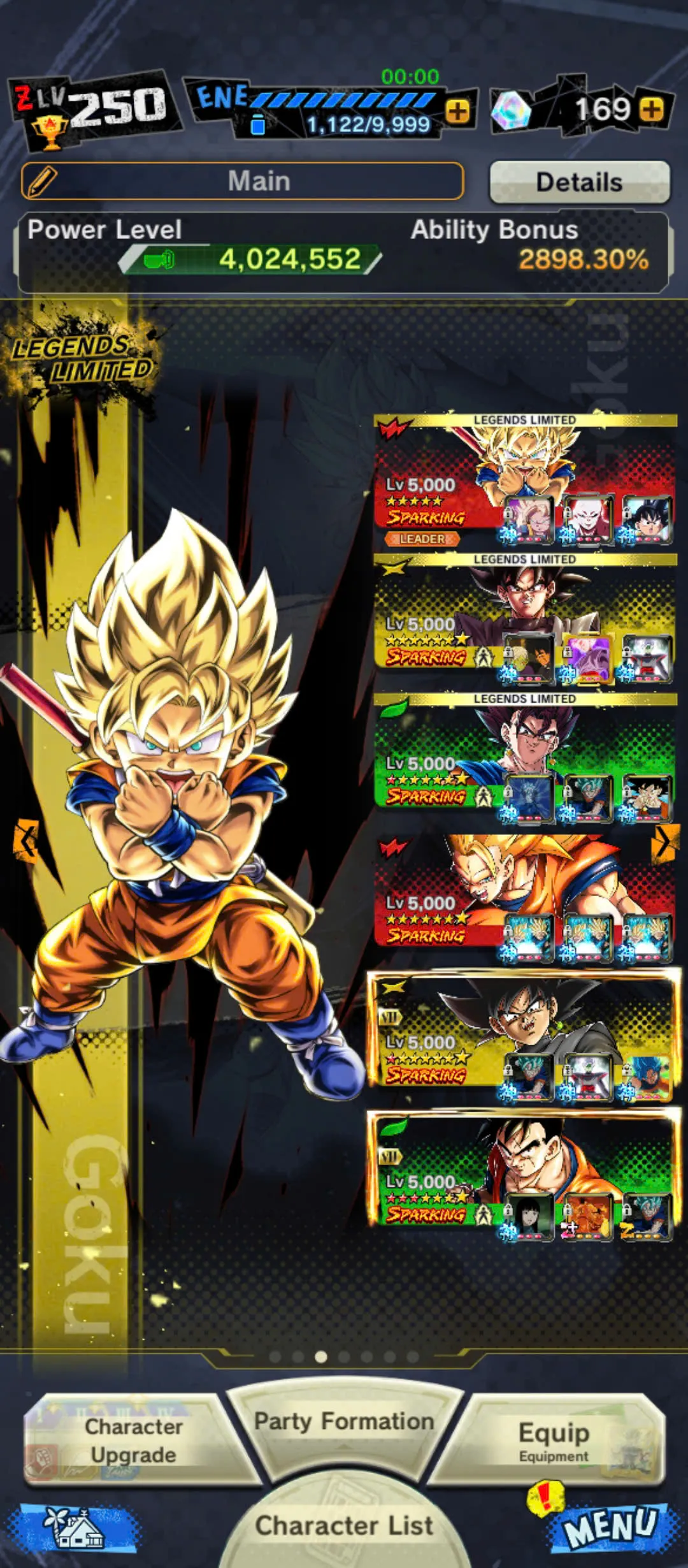 D205-IOS+Android-539 Millions Power+38 Legends+Vip Equipment+Nice Team PVP+Good Zenkai+New Vegito Red Star+Goku Black+SS2 Goku+Ultimate Gohan+God Goku+Fusion Goku and Vegeta+Vegeta and Goku