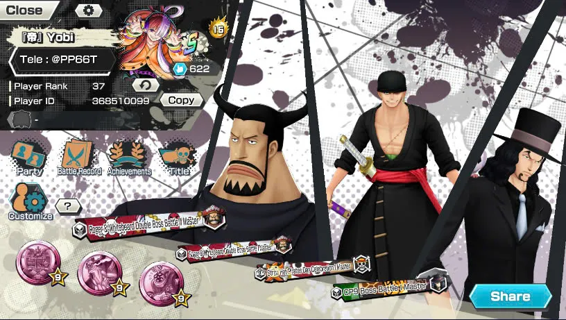 BR381-IOS+Android-Hyber Boost 16+9 Ex(Snake+Luffy Gear 5+Yamato Ace+Roger v2+Kid Law+Zoro+Shank Red+Big Mom+Shank v2)+Good Medal+Support 158%+Young Ray Max+New Uta+Kaku+Broggy+Bluneo+Ulti+Craker+Sanji+Shiryu+King Alber