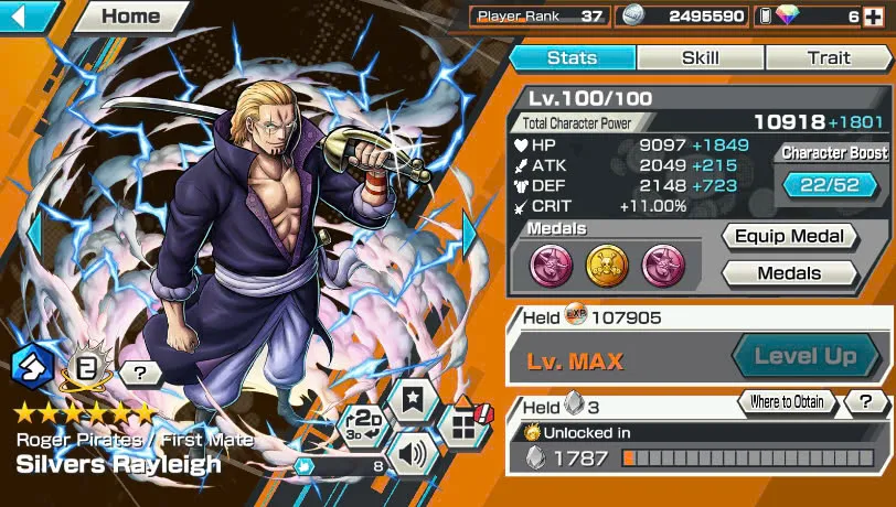 BR381-IOS+Android-Hyber Boost 16+9 Ex(Snake+Luffy Gear 5+Yamato Ace+Roger v2+Kid Law+Zoro+Shank Red+Big Mom+Shank v2)+Good Medal+Support 158%+Young Ray Max+New Uta+Kaku+Broggy+Bluneo+Ulti+Craker+Sanji+Shiryu+King Alber