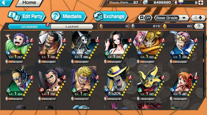 BR381-IOS+Android-Hyber Boost 16+9 Ex(Snake+Luffy Gear 5+Yamato Ace+Roger v2+Kid Law+Zoro+Shank Red+Big Mom+Shank v2)+Good Medal+Support 158%+Young Ray Max+New Uta+Kaku+Broggy+Bluneo+Ulti+Craker+Sanji+Shiryu+King Alber