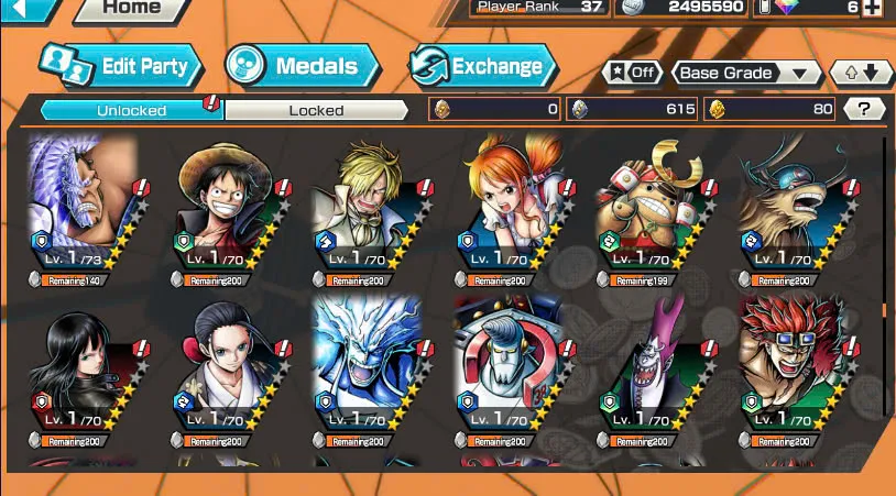 BR381-IOS+Android-Hyber Boost 16+9 Ex(Snake+Luffy Gear 5+Yamato Ace+Roger v2+Kid Law+Zoro+Shank Red+Big Mom+Shank v2)+Good Medal+Support 158%+Young Ray Max+New Uta+Kaku+Broggy+Bluneo+Ulti+Craker+Sanji+Shiryu+King Alber