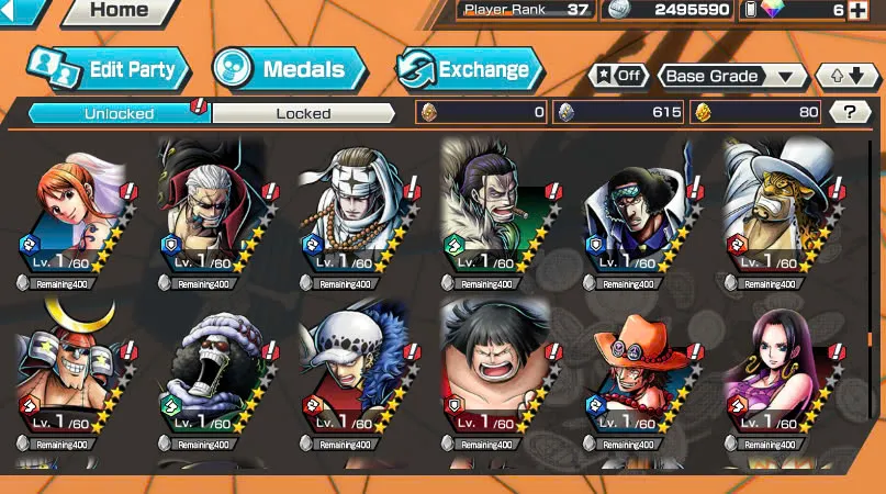 BR381-IOS+Android-Hyber Boost 16+9 Ex(Snake+Luffy Gear 5+Yamato Ace+Roger v2+Kid Law+Zoro+Shank Red+Big Mom+Shank v2)+Good Medal+Support 158%+Young Ray Max+New Uta+Kaku+Broggy+Bluneo+Ulti+Craker+Sanji+Shiryu+King Alber
