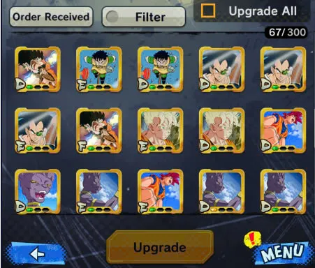 D225-IOS+Android-3 UL(Beast Gohan Full Red Star+Super Gogeta)+23 Legends-SS3 Goku Zenkai+Zamasu+Goku+Android 17+Piccolo+God Gogeta