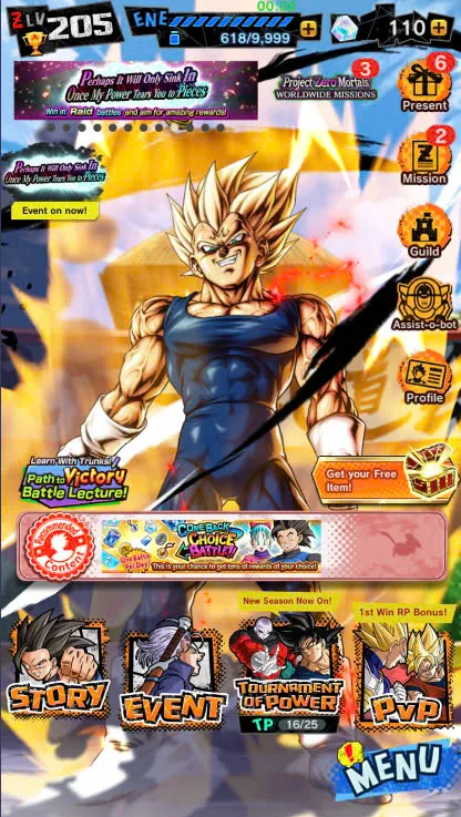D257-IOS+Android-UL Majin Vegeta Full Red Star+14 Legends+Have Equipment+SS4 Goku and Vegeta+SS3 Goku and Vegeta+Fusion Vegeta and Goku+Story