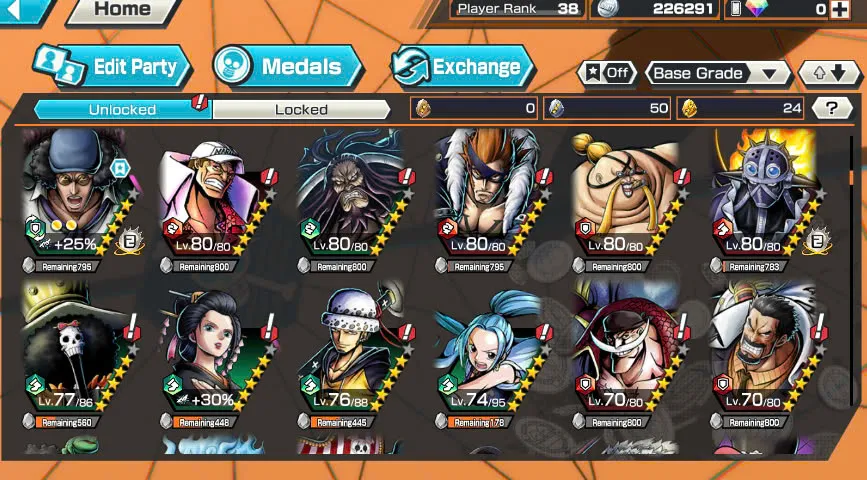 BR398-Hyber 12+8 Ex(Kuzan+Shank v4+Luffy Gear 5+Yamato Ace+Yamato Red+Kid Law+Shank v3+Akainu)+Good Medal+Support 148%+S-Bear+Egghead Zoro+Egghead Luffy+S-Hawk+Kaku+Pacifista