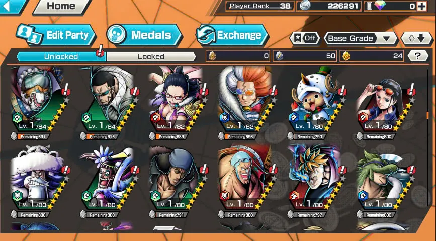 BR398-Hyber 12+8 Ex(Kuzan+Shank v4+Luffy Gear 5+Yamato Ace+Yamato Red+Kid Law+Shank v3+Akainu)+Good Medal+Support 148%+S-Bear+Egghead Zoro+Egghead Luffy+S-Hawk+Kaku+Pacifista