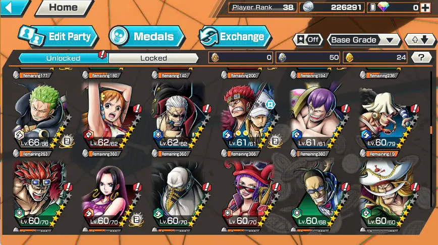 BR398-Hyber 12+8 Ex(Kuzan+Shank v4+Luffy Gear 5+Yamato Ace+Yamato Red+Kid Law+Shank v3+Akainu)+Good Medal+Support 148%+S-Bear+Egghead Zoro+Egghead Luffy+S-Hawk+Kaku+Pacifista