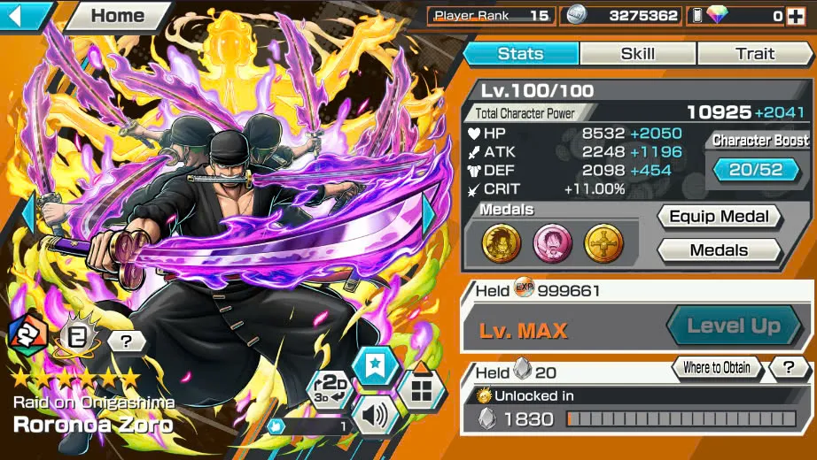 BR404-IOS+Android-3 Ex Meta Max(Sabo+Kuzan+Zoro)+414 Frag+Good Medal+Koby Max+New Nami Max+Garp Max+Jabra+Egghead Zoro+Kaku+Oden+Pacifista+Dorry+Sanji+Lilith