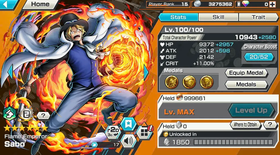 BR404-IOS+Android-3 Ex Meta Max(Sabo+Kuzan+Zoro)+414 Frag+Good Medal+Koby Max+New Nami Max+Garp Max+Jabra+Egghead Zoro+Kaku+Oden+Pacifista+Dorry+Sanji+Lilith