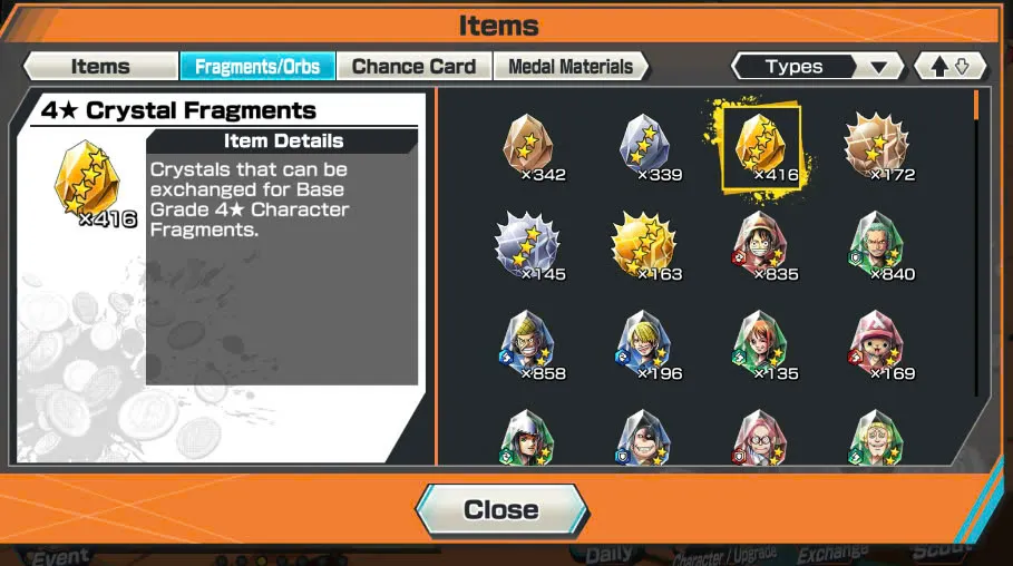 BR404-IOS+Android-3 Ex Meta Max(Sabo+Kuzan+Zoro)+414 Frag+Good Medal+Koby Max+New Nami Max+Garp Max+Jabra+Egghead Zoro+Kaku+Oden+Pacifista+Dorry+Sanji+Lilith