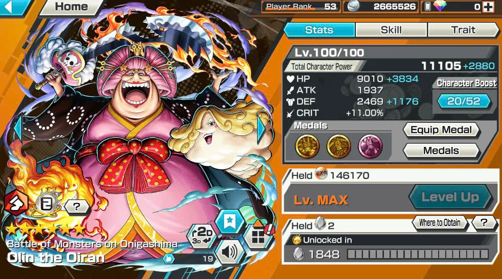 BR418-IOS+Android-Hyber Boost 56+10 Ex(Luffy Gear 5 +Yamato Ace+Kid Law+Shank Red+Luffy+Zoro+Yamato Red+Big Mom+White Beard+Oden)+Vip Medal+Support 163%+Many Bounty Festival Max+Donflamingo Max+Ben Beckman+Uta+King Alber+Bluneo+Kaku+Dorry