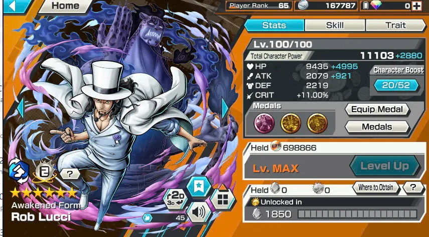 BR429-IOS+Android-Hyber Boost 63+Shank Full Boost 4+6 Ex(Garp+Lucci+Snake+Yamato v2 Boost 35/52+Kid Law)+Vip Medal-Color Medal+Support 158%+Ben Max+Craker Max+King Max+Young Ray Max+Koby+Tesoro+Egghead Zoro