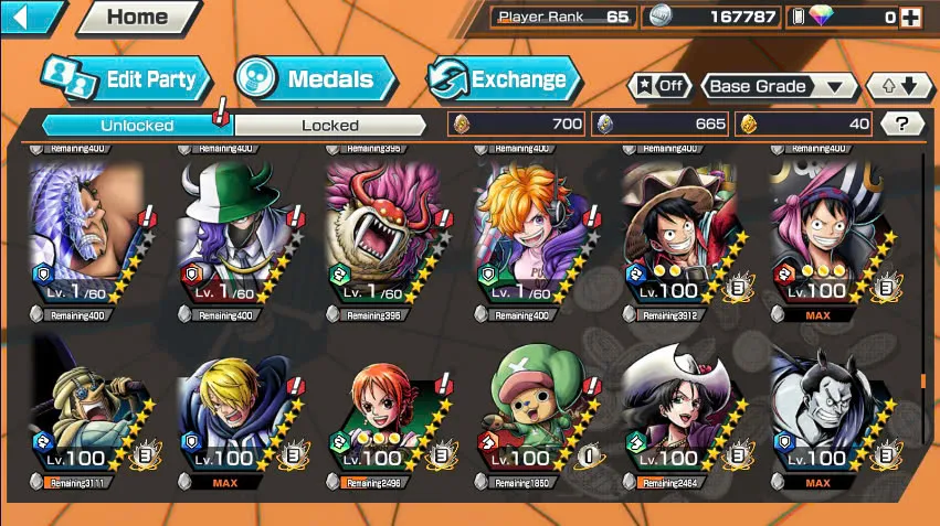 BR429-IOS+Android-Hyber Boost 63+Shank Full Boost 4+6 Ex(Garp+Lucci+Snake+Yamato v2 Boost 35/52+Kid Law)+Vip Medal-Color Medal+Support 158%+Ben Max+Craker Max+King Max+Young Ray Max+Koby+Tesoro+Egghead Zoro