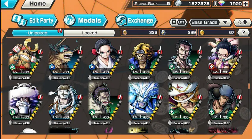BR436-Android-1.900 Diamond RD+2 Ex Meta Max(Kuzan+Sabo)+Nice Items+Solo Fresh+Jabra+Egghead Zoro+New Sanji+Dorry+S-Hawk+Kaku+Noland