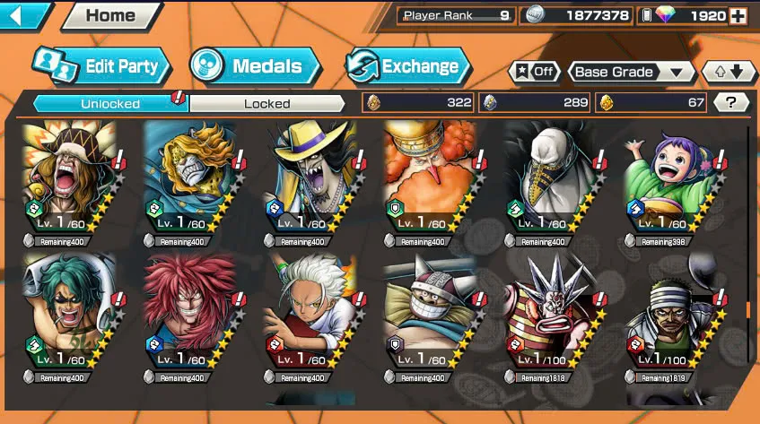 BR436-Android-1.900 Diamond RD+2 Ex Meta Max(Kuzan+Sabo)+Nice Items+Solo Fresh+Jabra+Egghead Zoro+New Sanji+Dorry+S-Hawk+Kaku+Noland