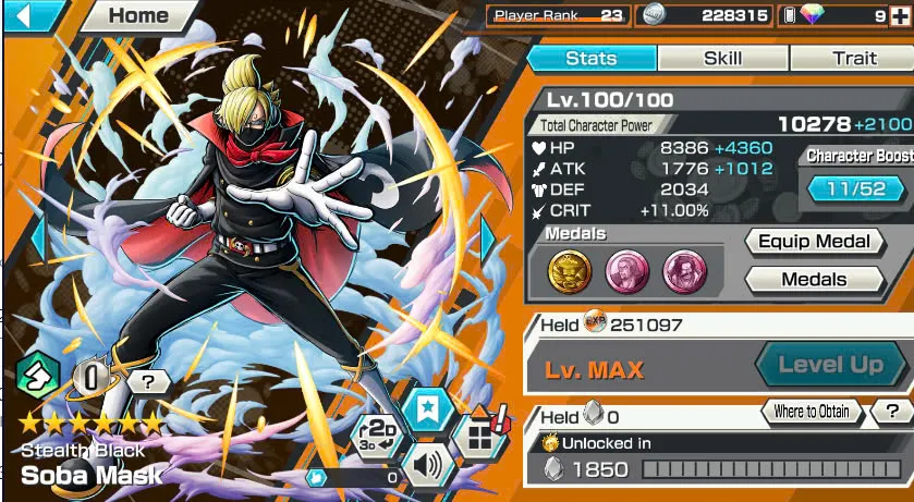 BR438-IOS+Android-All Meta 3 Ex(Shank v4 Max+Roger Max+Kuzan)+Good Medal+Support 152%+Jabra Max+Egghead Zoro Max+Oden Max+Rayleigh Max+Pacifista Max+D.Grap Max+Katakuri Max+3 Boa+S-Bear+Peros