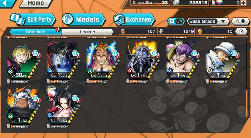 BR438-IOS+Android-All Meta 3 Ex(Shank v4 Max+Roger Max+Kuzan)+Good Medal+Support 152%+Jabra Max+Egghead Zoro Max+Oden Max+Rayleigh Max+Pacifista Max+D.Grap Max+Katakuri Max+3 Boa+S-Bear+Peros