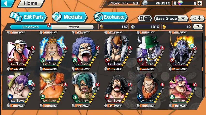BR438-IOS+Android-All Meta 3 Ex(Shank v4 Max+Roger Max+Kuzan)+Good Medal+Support 152%+Jabra Max+Egghead Zoro Max+Oden Max+Rayleigh Max+Pacifista Max+D.Grap Max+Katakuri Max+3 Boa+S-Bear+Peros