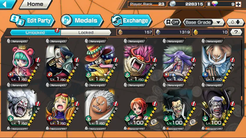 BR438-IOS+Android-All Meta 3 Ex(Shank v4 Max+Roger Max+Kuzan)+Good Medal+Support 152%+Jabra Max+Egghead Zoro Max+Oden Max+Rayleigh Max+Pacifista Max+D.Grap Max+Katakuri Max+3 Boa+S-Bear+Peros