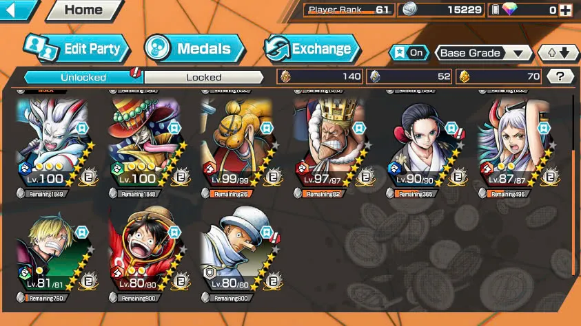 BR441-IOS+Android-Hyber Boost 57+Luffy Gear 5 Full Boost 4+4 Ex(Shank v2+Yamato Red+Yamato Hybrid)+Good Medal+Support 160%+Peros Pero Max+Nami Max+Robin+Kaku+Egghead Luffy+Sanji+Oden v2