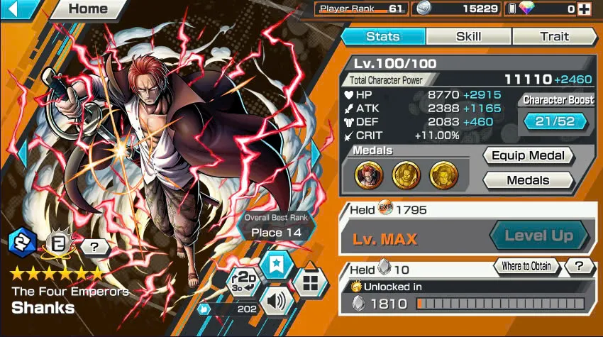 BR441-IOS+Android-Hyber Boost 57+Luffy Gear 5 Full Boost 4+4 Ex(Shank v2+Yamato Red+Yamato Hybrid)+Good Medal+Support 160%+Peros Pero Max+Nami Max+Robin+Kaku+Egghead Luffy+Sanji+Oden v2