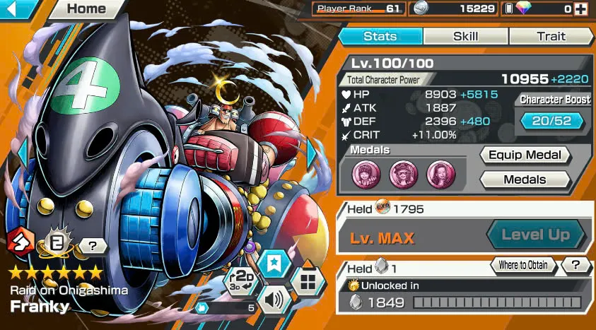 BR441-IOS+Android-Hyber Boost 57+Luffy Gear 5 Full Boost 4+4 Ex(Shank v2+Yamato Red+Yamato Hybrid)+Good Medal+Support 160%+Peros Pero Max+Nami Max+Robin+Kaku+Egghead Luffy+Sanji+Oden v2