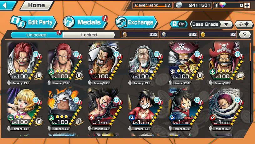 BR448-IOS+Android-4 Ex Meta Max(Shank v4+Shank v3+Roger v2+Roger v1)+Good Medal+S-Bear Max+Rayleigh Max+Katakuri Max+Ben Beckman+Yasopp+Karasu+Jabra+Bluneo+Noland+S-Hawk