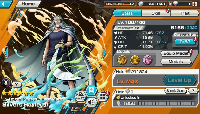 BR448-IOS+Android-4 Ex Meta Max(Shank v4+Shank v3+Roger v2+Roger v1)+Good Medal+S-Bear Max+Rayleigh Max+Katakuri Max+Ben Beckman+Yasopp+Karasu+Jabra+Bluneo+Noland+S-Hawk