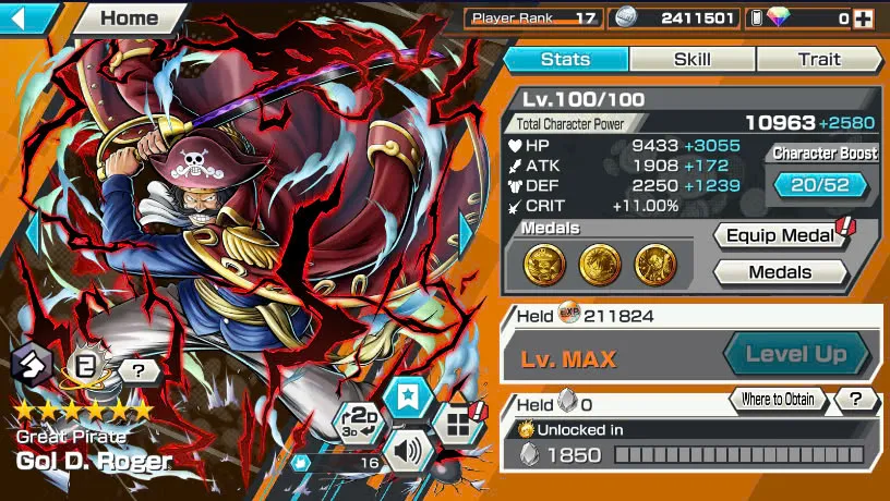 BR448-IOS+Android-4 Ex Meta Max(Shank v4+Shank v3+Roger v2+Roger v1)+Good Medal+S-Bear Max+Rayleigh Max+Katakuri Max+Ben Beckman+Yasopp+Karasu+Jabra+Bluneo+Noland+S-Hawk