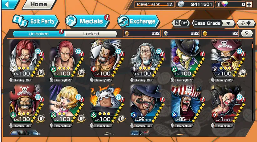 BR448-IOS+Android-4 Ex Meta Max(Shank v4+Shank v3+Roger v2+Roger v1)+Good Medal+S-Bear Max+Rayleigh Max+Katakuri Max+Ben Beckman+Yasopp+Karasu+Jabra+Bluneo+Noland+S-Hawk