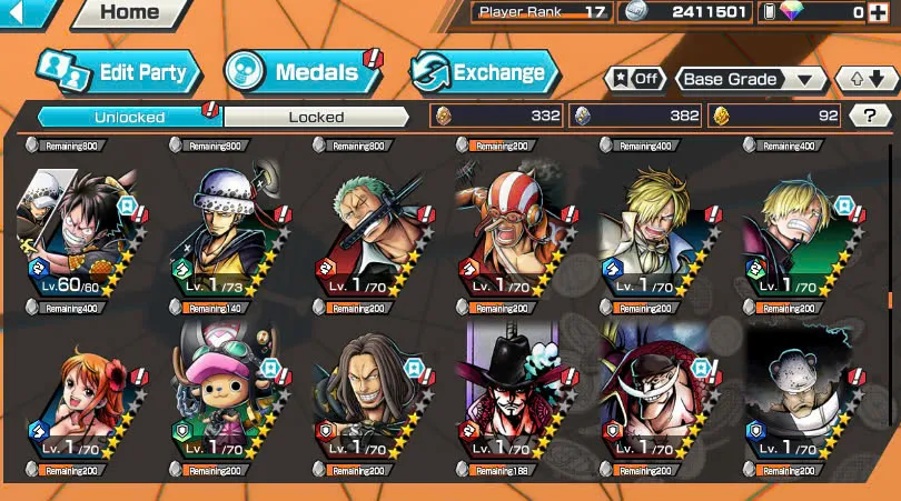 BR448-IOS+Android-4 Ex Meta Max(Shank v4+Shank v3+Roger v2+Roger v1)+Good Medal+S-Bear Max+Rayleigh Max+Katakuri Max+Ben Beckman+Yasopp+Karasu+Jabra+Bluneo+Noland+S-Hawk