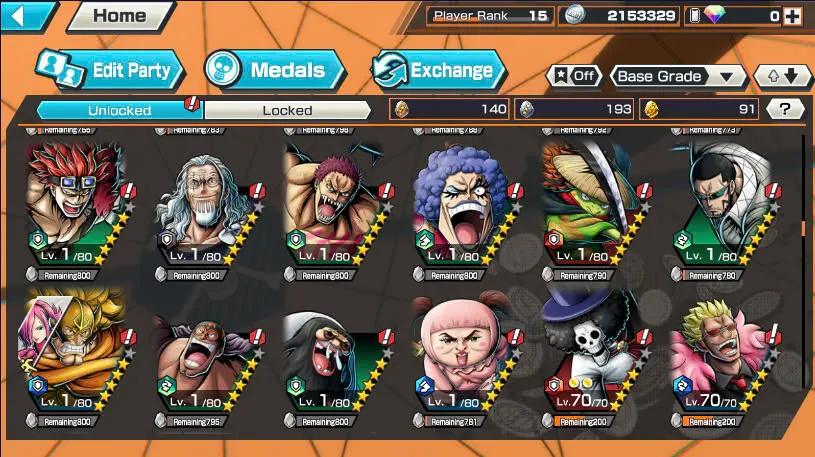 BR461-IOS+Android-5 Ex(Luffy Gear 5+Lucci+Zoro+Roger v2+Big Mom)+Good Medal Nice Item+Sanji Max+Egghead Luffy+Egghead Zoro+Egghead Sanji+S-Hawk+Jabra