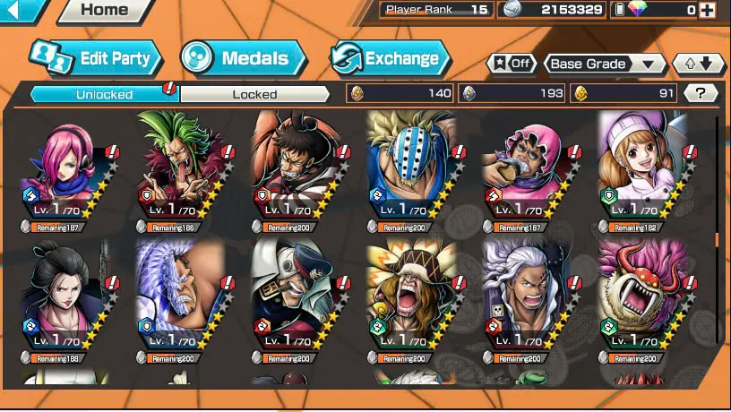 BR461-IOS+Android-5 Ex(Luffy Gear 5+Lucci+Zoro+Roger v2+Big Mom)+Good Medal Nice Item+Sanji Max+Egghead Luffy+Egghead Zoro+Egghead Sanji+S-Hawk+Jabra