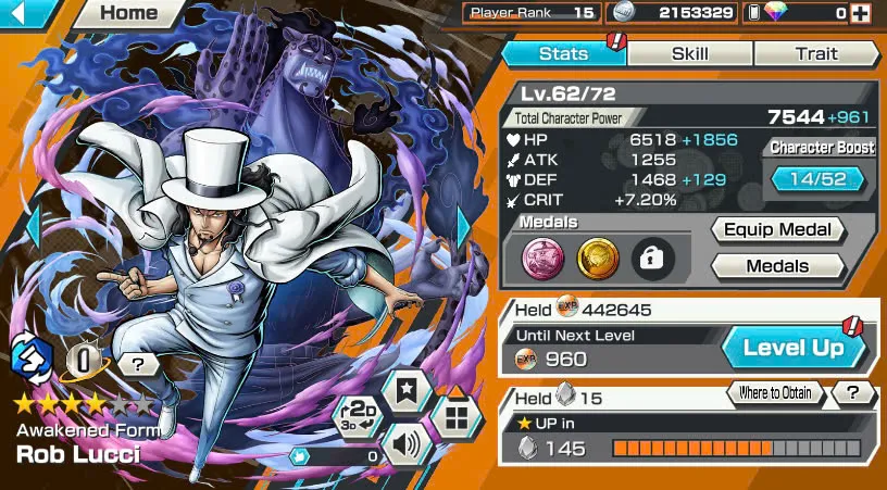 BR461-IOS+Android-5 Ex(Luffy Gear 5+Lucci+Zoro+Roger v2+Big Mom)+Good Medal Nice Item+Sanji Max+Egghead Luffy+Egghead Zoro+Egghead Sanji+S-Hawk+Jabra