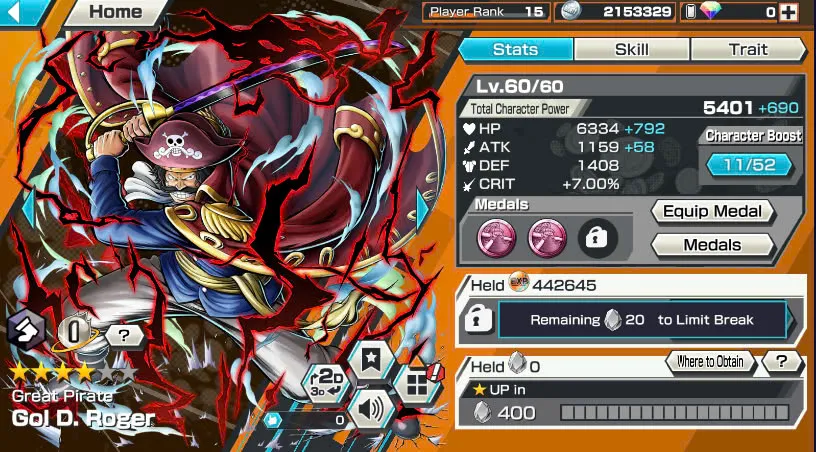 BR461-IOS+Android-5 Ex(Luffy Gear 5+Lucci+Zoro+Roger v2+Big Mom)+Good Medal Nice Item+Sanji Max+Egghead Luffy+Egghead Zoro+Egghead Sanji+S-Hawk+Jabra