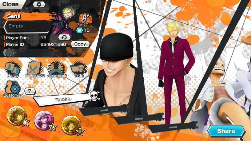 BR461-IOS+Android-5 Ex(Luffy Gear 5+Lucci+Zoro+Roger v2+Big Mom)+Good Medal Nice Item+Sanji Max+Egghead Luffy+Egghead Zoro+Egghead Sanji+S-Hawk+Jabra