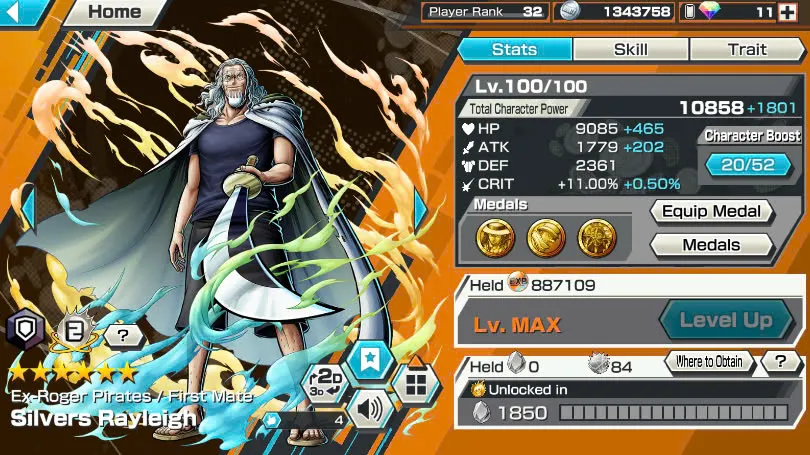 BR462-IOS+Android-Shank V4 Boost 3+5 Ex(Kuzan+Lucci+Roger v2+Roger v1)+Good Medal+Support 149%+Jabra Max+Kaku Max+Rayleigh Max+New Uta+Niji+Yonji+S-Bear