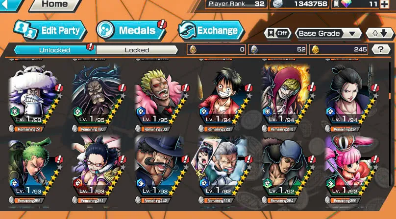BR462-IOS+Android-Shank V4 Boost 3+5 Ex(Kuzan+Lucci+Roger v2+Roger v1)+Good Medal+Support 149%+Jabra Max+Kaku Max+Rayleigh Max+New Uta+Niji+Yonji+S-Bear