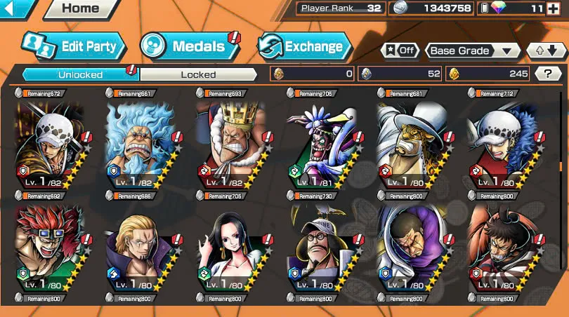 BR462-IOS+Android-Shank V4 Boost 3+5 Ex(Kuzan+Lucci+Roger v2+Roger v1)+Good Medal+Support 149%+Jabra Max+Kaku Max+Rayleigh Max+New Uta+Niji+Yonji+S-Bear