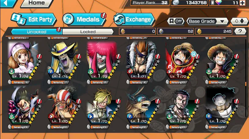 BR462-IOS+Android-Shank V4 Boost 3+5 Ex(Kuzan+Lucci+Roger v2+Roger v1)+Good Medal+Support 149%+Jabra Max+Kaku Max+Rayleigh Max+New Uta+Niji+Yonji+S-Bear