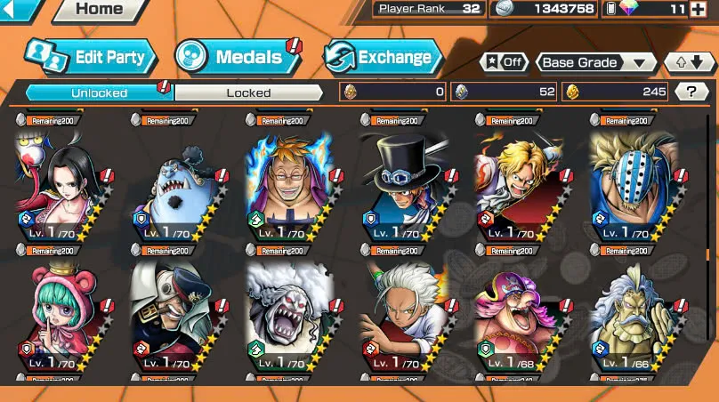 BR462-IOS+Android-Shank V4 Boost 3+5 Ex(Kuzan+Lucci+Roger v2+Roger v1)+Good Medal+Support 149%+Jabra Max+Kaku Max+Rayleigh Max+New Uta+Niji+Yonji+S-Bear