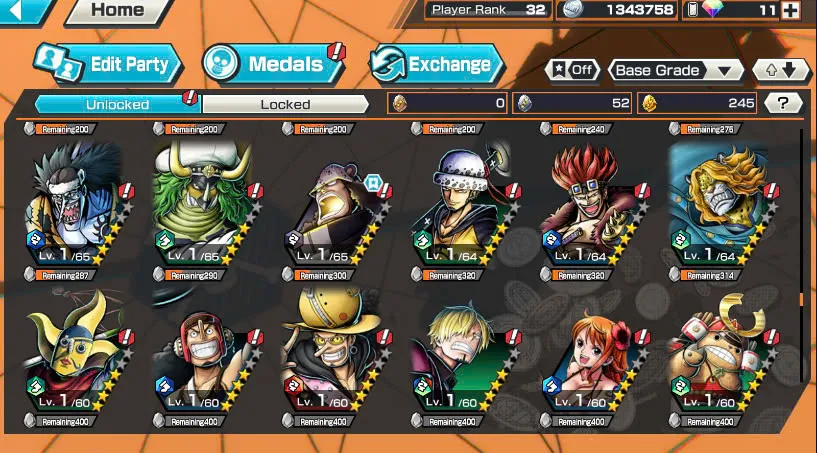 BR462-IOS+Android-Shank V4 Boost 3+5 Ex(Kuzan+Lucci+Roger v2+Roger v1)+Good Medal+Support 149%+Jabra Max+Kaku Max+Rayleigh Max+New Uta+Niji+Yonji+S-Bear
