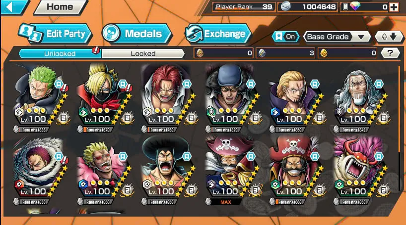 BR463-IOS+Android-Hyber Boost 24-Roger V2 Full Boost 4 52/52+5 Ex(Kuzan Max+Shank v4 Max+Roger v1 Max+Oden)+Good Medal+Nice Items+Support 156%+Egghead Zoro Max+Oden V2 Max+Rayleigh v3 Max+Donflamingo Max+Young Ray Max+Katakuri Max+Who Who Max+Craker Max