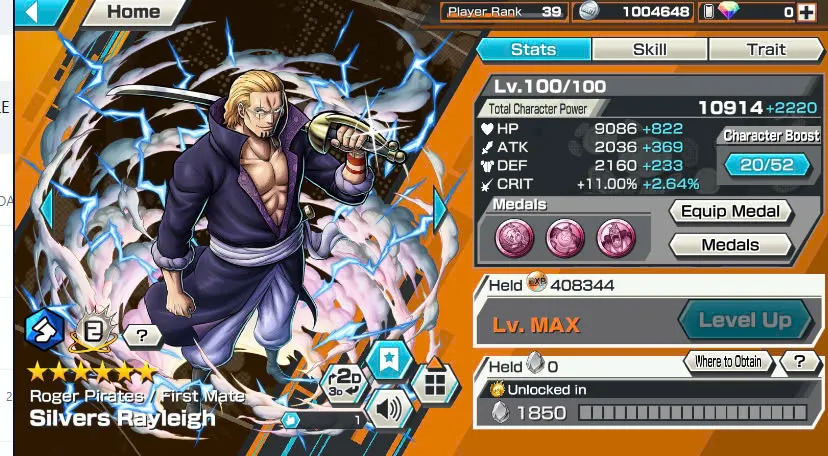BR463-IOS+Android-Hyber Boost 24-Roger V2 Full Boost 4 52/52+5 Ex(Kuzan Max+Shank v4 Max+Roger v1 Max+Oden)+Good Medal+Nice Items+Support 156%+Egghead Zoro Max+Oden V2 Max+Rayleigh v3 Max+Donflamingo Max+Young Ray Max+Katakuri Max+Who Who Max+Craker Max